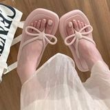  Dép xỏ ngón quai nơ 