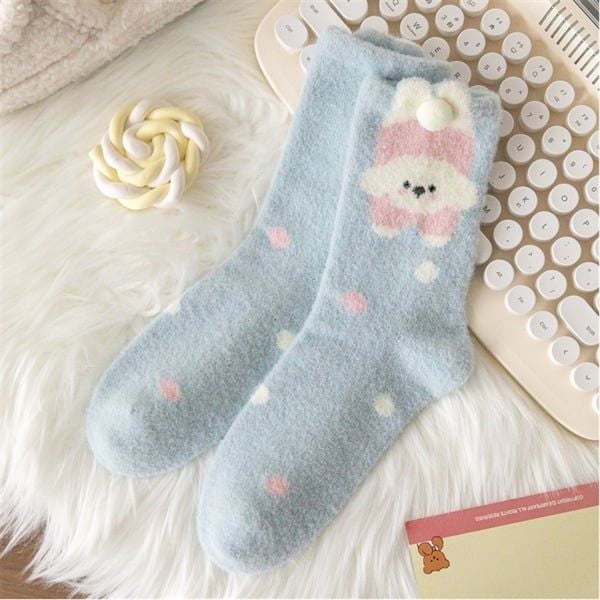  Tất Alice & Andy bông thú đuôi bông 