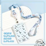  Dây đeo thẻ nhựa trong Vịt nhí 