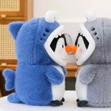  Cánh cụt bông cosplay cá mập 