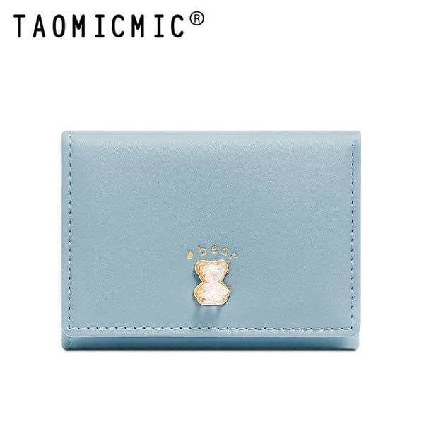  Ví da gấu bear kim cương 