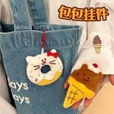  Móc khoá bông bánh donut 