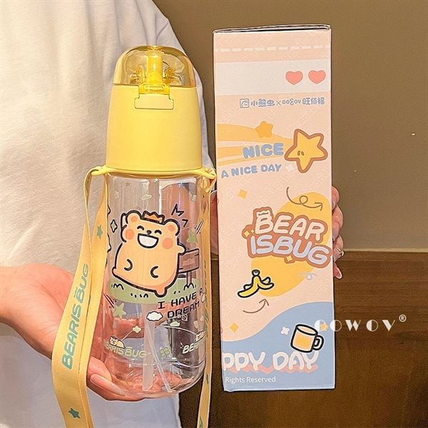  Bình nước phun sương Bear is Bug 750ml 