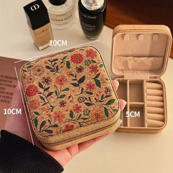  Hộp đựng trang sức vuông vintage 10cm 