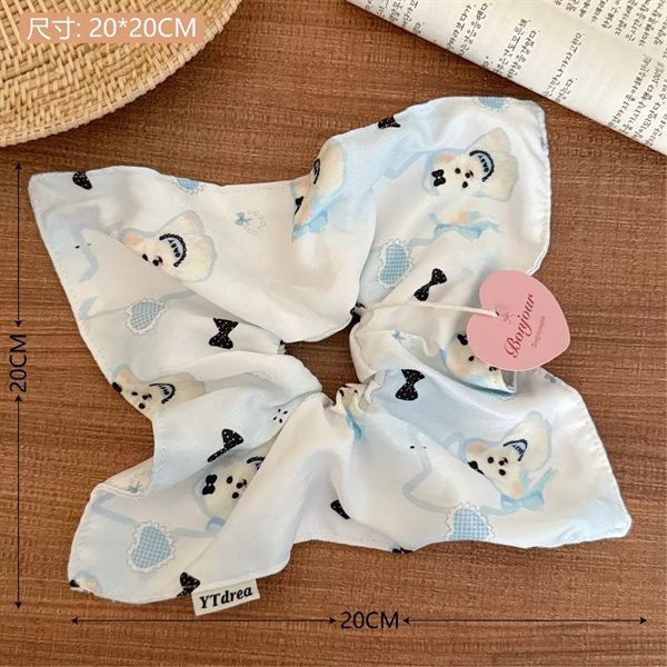  Scrunchies vuông hình nhí 