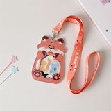  Dây đeo thẻ da Animal 