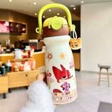  Bình giữ nhiệt Zootopia quai xách + charm 550ml 