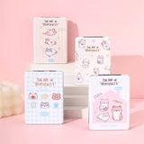  Gương gập bọc da thú dễ thương chữ nhật 