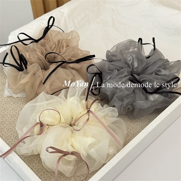  Scrunchies voan nơ mảnh 