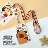  Dây đeo thẻ Capybara 