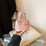  Túi da mini Hello Kitty vân trám 