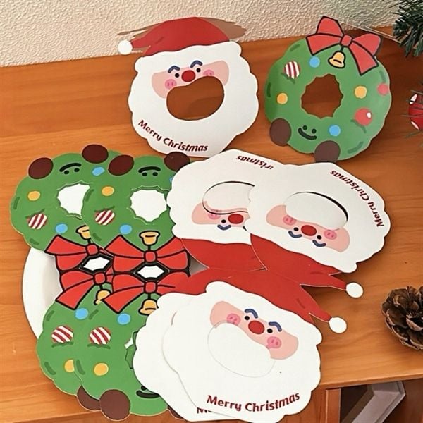  Túi quà giấy Giáng Sinh mix Sticker 