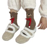  Tất bông Wennie Oni gấu quàng khăn 