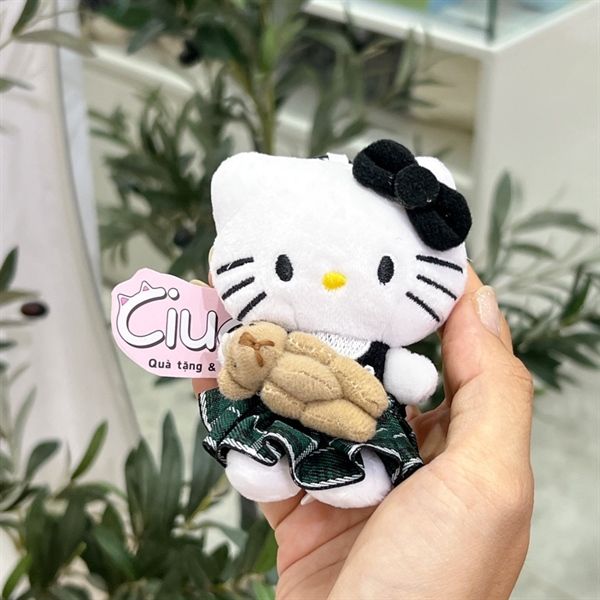  Móc khoá Hello Kitty ôm Teddy 