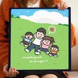  Album ảnh gia đình trên thảm cỏ 