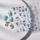  Sticker dán móng Stitch 