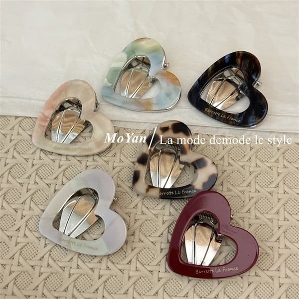  Kẹp trái tim xà cừ 