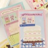  Thiệp bánh sinh nhật + sticker DIY 