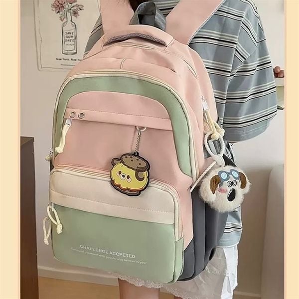  Balo móc khoá cún bánh 45x33x19cm 