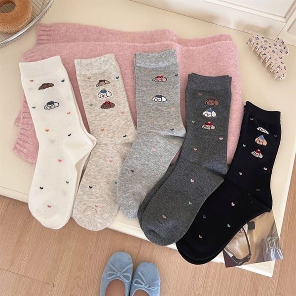  Tất The TeaLife cún trái tim nhí 