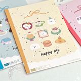  Vở thú bánh ngọt Happy Life B5 30 Trang 