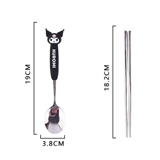 Set thìa đũa Sanrio kèm hộp 