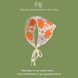  Khăn tam giác trùm đầu Hoa nhiều màu 1 