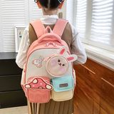  Balo thú túi nấm 33x27x12cm 