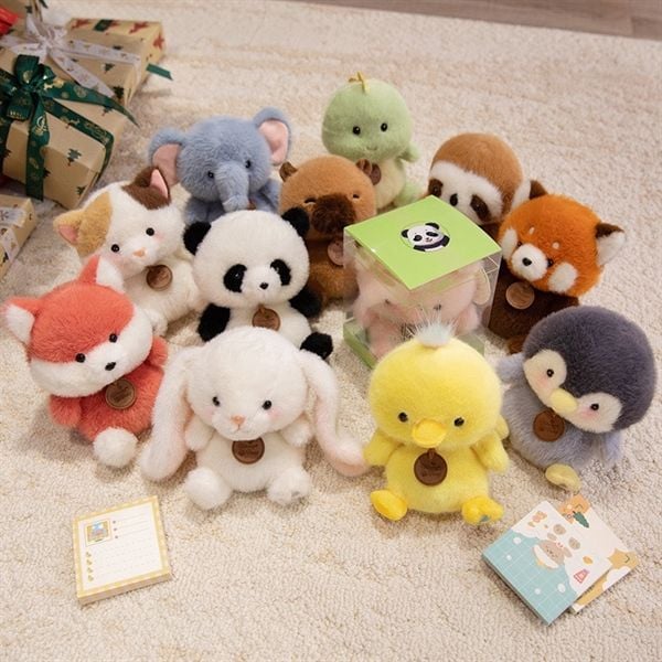  Gấu bông mini vòng cổ 15cm 