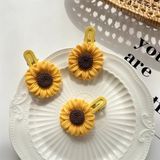  Kẹp tóc hoa hướng dương 
