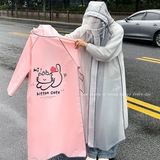  Áo mưa choàng hình dễ thương 