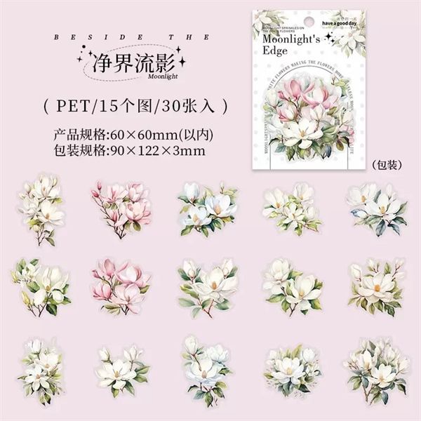  Sticker hoa lá Have a good day 