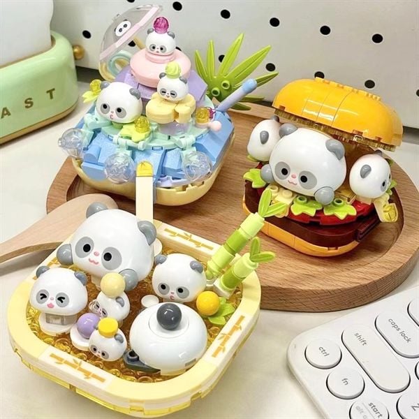 Xếp hình Jaki Panda đồ ăn 