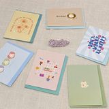  Thiệp đơn giản kèm bao thư ABQ 