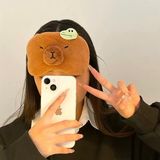  Bịt mắt capybara đội cá sấu 