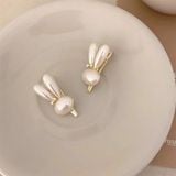  Kẹp tóc thỏ ngọc trai 