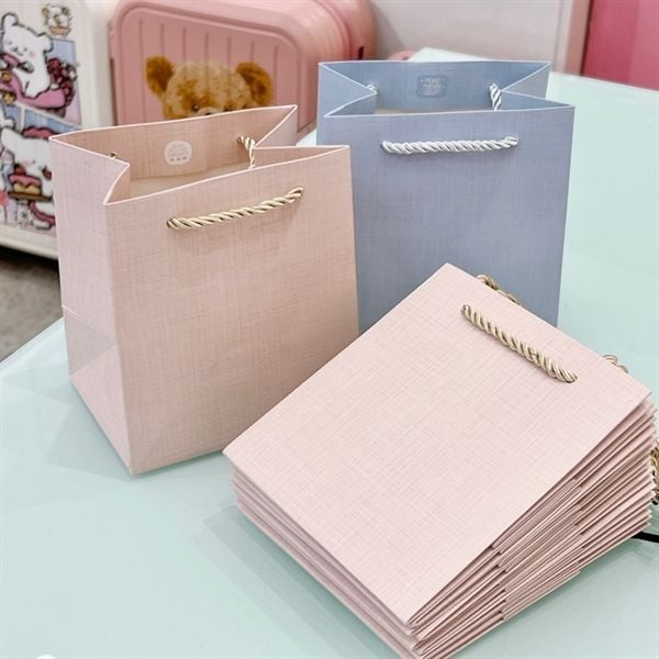  Túi quà nhỏ vân caro 