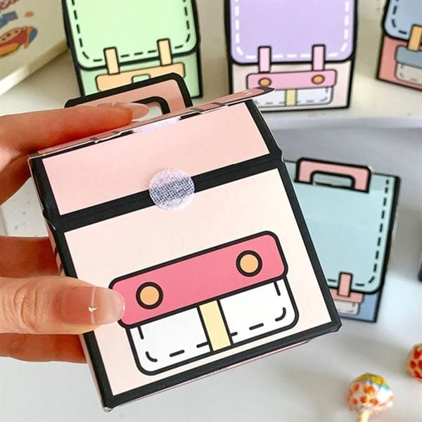  Hộp quà gấp hình balo 