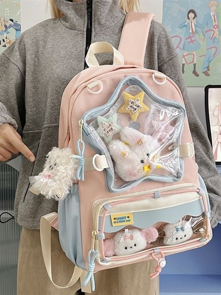  Balo 3 thỏ ngăn ngôi sao 