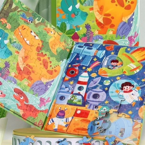  Xếp hình Puzzles Leveled 2in1 