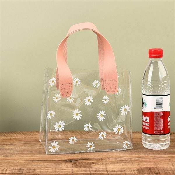  Túi quà trong hoa cúc quai da 