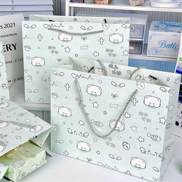  Túi quà mèo xương cá 