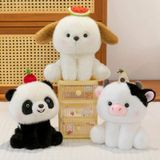  Thú bông đội trái cây 20cm 