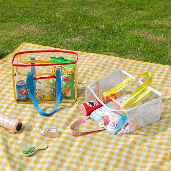  Túi chữ nhật chống nước gân màu 35x26x15cm 