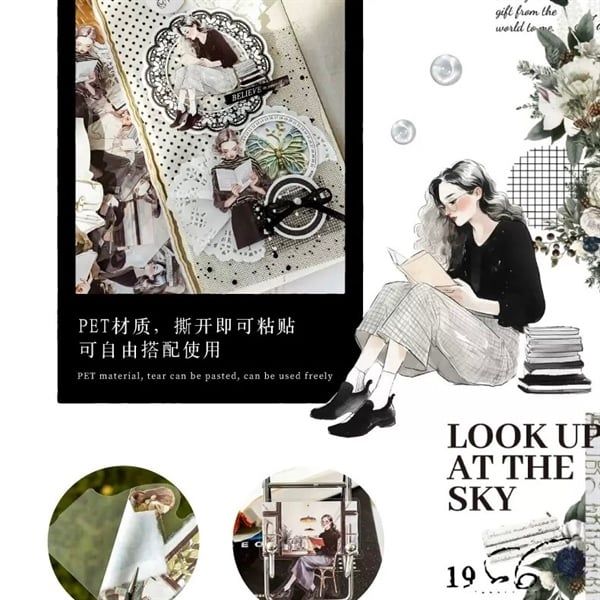  Sticker Young Girl MoCard 30 miếng 