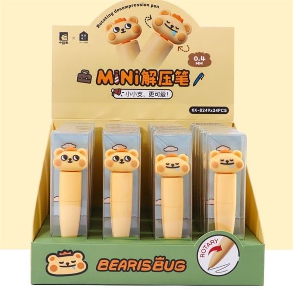  Bút Bear Is Bug hộp kính trong 