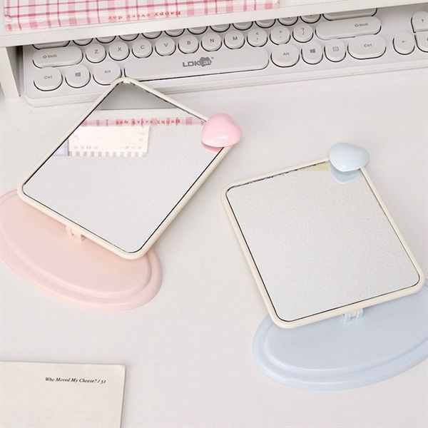  Gương chữ nhật trái tim để bàn 