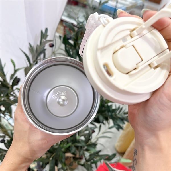  Cốc giữ nhiệt cún Giáng Sinh 520ml 