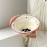  Bát sứ cún táo lòng sâu 20cm 