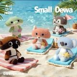  Thú bông đầu dẹt đóng bỉm 28cm 